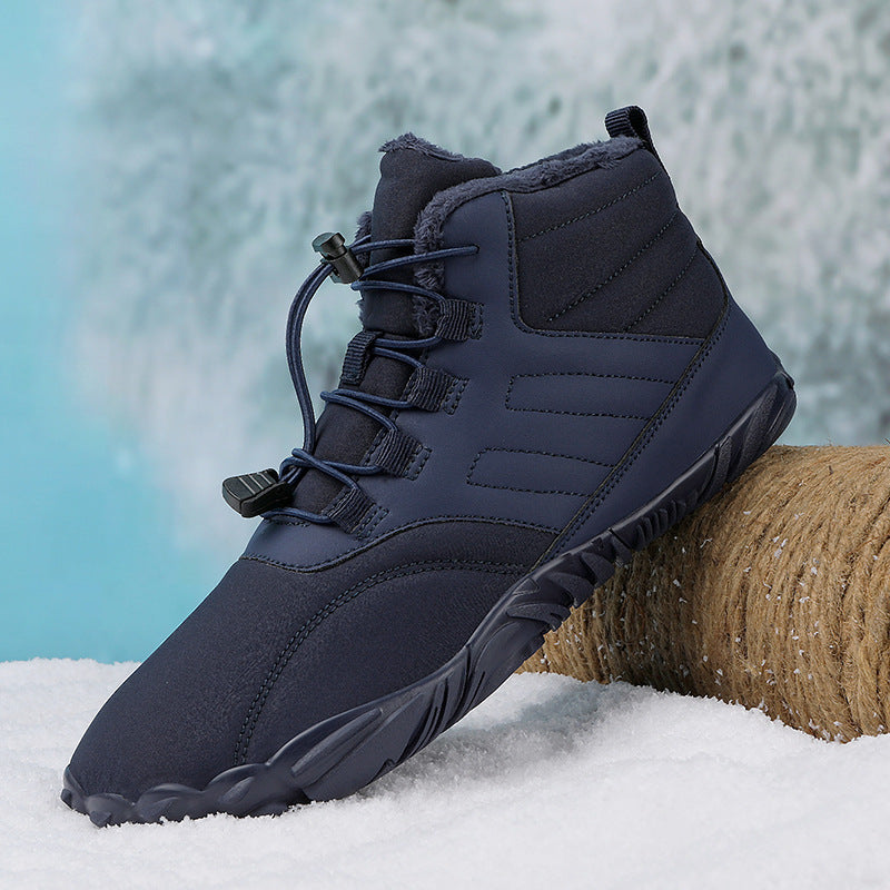 Barefoot Winter Boots for Men & Women – Warm, Slip-On, Wear-Resistant, Non-Slip Outdoor Shoes